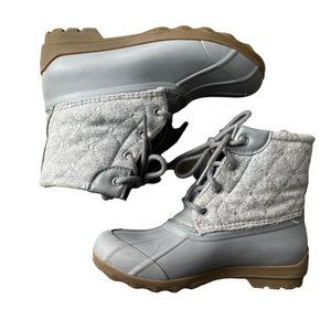 Sperry Snow & Rain Boots Grey Size 2 (Little Kid)